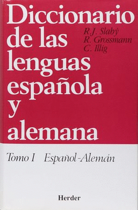 DICCIONARIO DE LAS LENGUAS ESPAÑOL Y ALEMANA TOMO I
