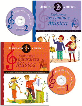 JUGUEMOS CON LA MUSICA 2°EDIC.2 TOMOS +2 CD´S