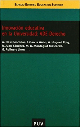 INNOVACION EDUCATIVA EN LA UNIVERSIDAD: ADE-DERECHO