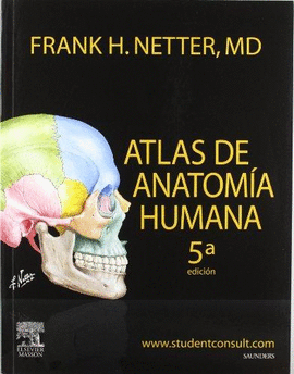 ATLAS DE ANATOMIA HUMANA 5°EDIC. PASTA SUAVE