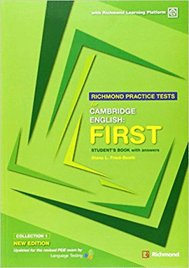 RICHMOND PRACTICE TESTS FIRST STUDENTS BOOK WITH ANSWERS