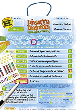 PIZARRA MAGNETICA CALENDARIO Y ACTIVIDADES