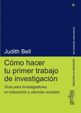 COMO HACER TU PRIMER TRABAJO DE INVESTIGACION