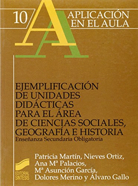 EJEMPLIFICACION DE UNIDADES DIDACTICAS PARA EL AREA DE CIENCIAS