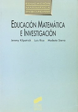 EDUCACION MATEMATICA E INVESTIGACION