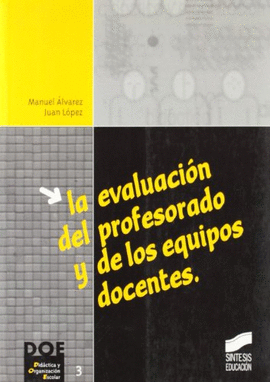 EVALUACION DEL PROFESORADO Y DE LOS EQUIPOS DOCENTES