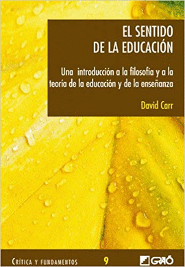 EL SENTIDO DE LA EDUCACION