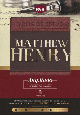 RVR BIBLIA DE ESTUDIO MATTHEW HENRY, LEATHERSOFT, CLÁSICA