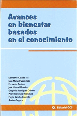 AVANCES EN BIENESTAR BASADOS EN EL CONOCIMIENTO