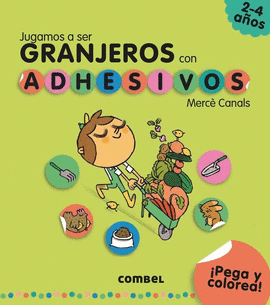 JUGAMOS A SER GRANJEROS CON ADHESIVOS 2-4 AÑOS