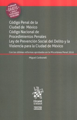 CODIGO PENAL DE LA CIUDAD DE MEXICO CODIGO NACIONAL DE PROCEDIMIENTOS PENALES