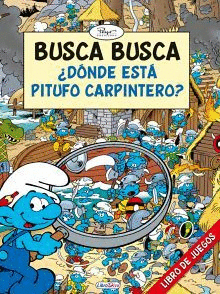 BUSCA BUSCA DONDE ESTA PITUFO CARPINTERO? (LIBRO DE JUEGOS)