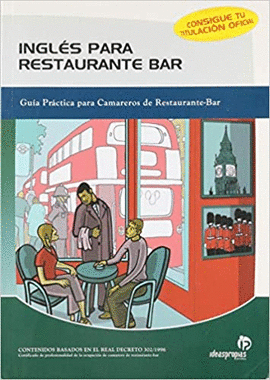 INGLES PARA RESTAURANTE BAR