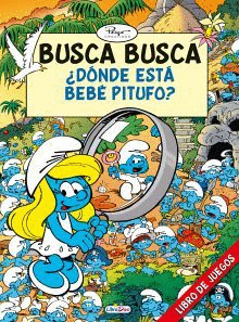 BUSCA BUSCA DONDE ESTA BEBE PITUFO (LIBRO JUEGO)