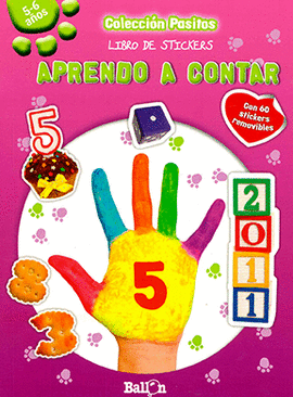 APRENDO A CONTAR, LIBRO DE STICKERS