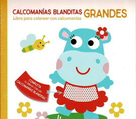 LIBRO DE CALCOMANÍAS BLANDITAS GRANDES HIPOPÓTAMO