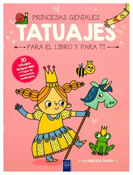 TATUAJES PARA EL LIBRO Y PARA TI. LA PRINCESA MARTA