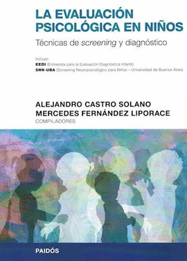 LA EVALUACION PSICOLOGICA EN NIÑOS TECNICAS DE SCREENING