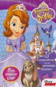 PRINCESA SOFIA 5 ROMPECABEZAS P/ARMAR LEE Y JIGAR
