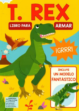 T-REX LIBRO PARA ARMAR