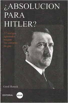 ¿ABSOLUCION PARA HITLER ?