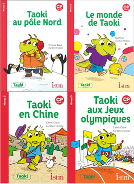 PACK 4 TAOKI: AU PÔLE NORD, LE MONDE, EN CHINE, AUX JEUX OLYMPIQUES