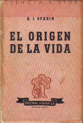 EL ORIGEN DE LA VIDA   (COLECCION UNIVERSALIS)