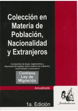 COLECCION EN MATERIA DE POBLACION NACIONALIDAD Y EXTRAJEROS