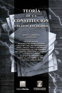 TEORIA DE LA CONSTITUCION ENSAYOS ESCOGIDOS