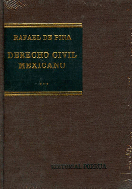 DERECHO CIVIL MEXICANO VOL. III