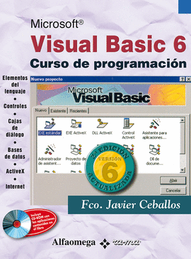 MICROSOFT  VISUAL BASIC 6 CURSO DE PROGRAMACION