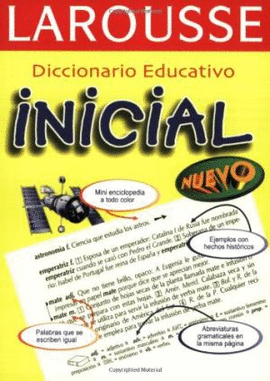 DICCIONARIO EDUCATIVO INICIAL 
