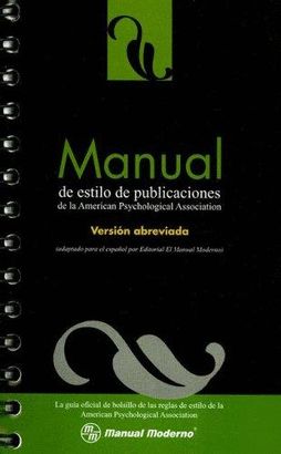 MANUAL DE ESTILO DE PUBLICACIONES VERSION ABREVIADA