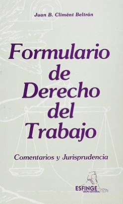 FORMULARIO DE DERECHO DEL TRABAJO