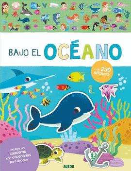 BAJO EL OCÉANO, LIBRO DE STICKERS