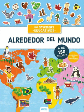 ALREDEDOR DEL MUNDO, STICKERS EDUCATIVOS