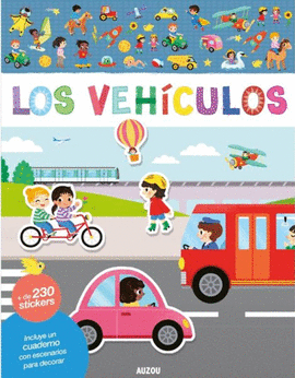 LOS VEHÍCULOS, LIBRO DE STICKERS