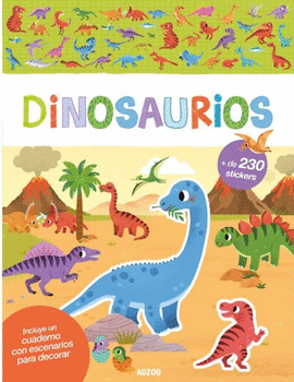 DINOSAURIOS, LIBRO DE STICKERS
