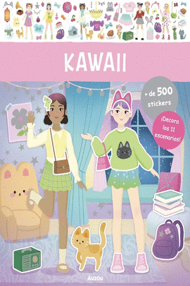 LIBRO DE STICKERS KAWAII