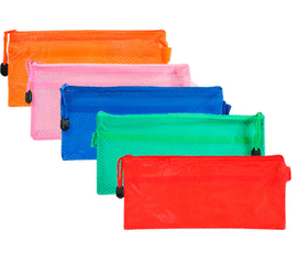 LAPICERA PLÁSTICO CON CIERRE SURTIDO CHICA C/U. 23 X 10 CM ITRADE