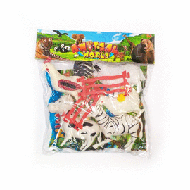FIGURAS PLÁSTICO ANIMALES GRANJA C/8 PIEZAS