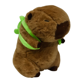 PELUCHE CAPIBARA CON MOCHILA 21 CM