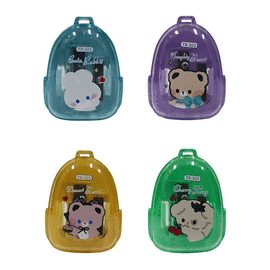 SACAPUNTAS ESCOLAR MINI MOCHILA ANIMALES