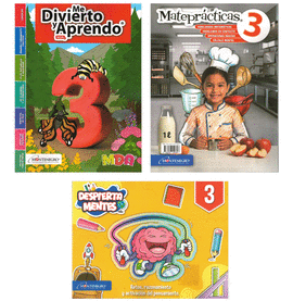 ME DIVIERTO Y APRENDO 3° ED 2026 (INCLUYE GUIA, MATEPRACTICAS, DESPIERTAMENTES)